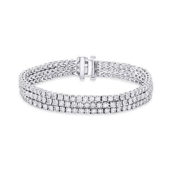 Birks Essentials Triple Diamond Line Bracelet image number 0