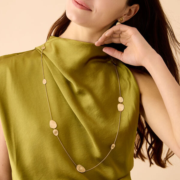 Lunaria Yellow Gold Sautoir