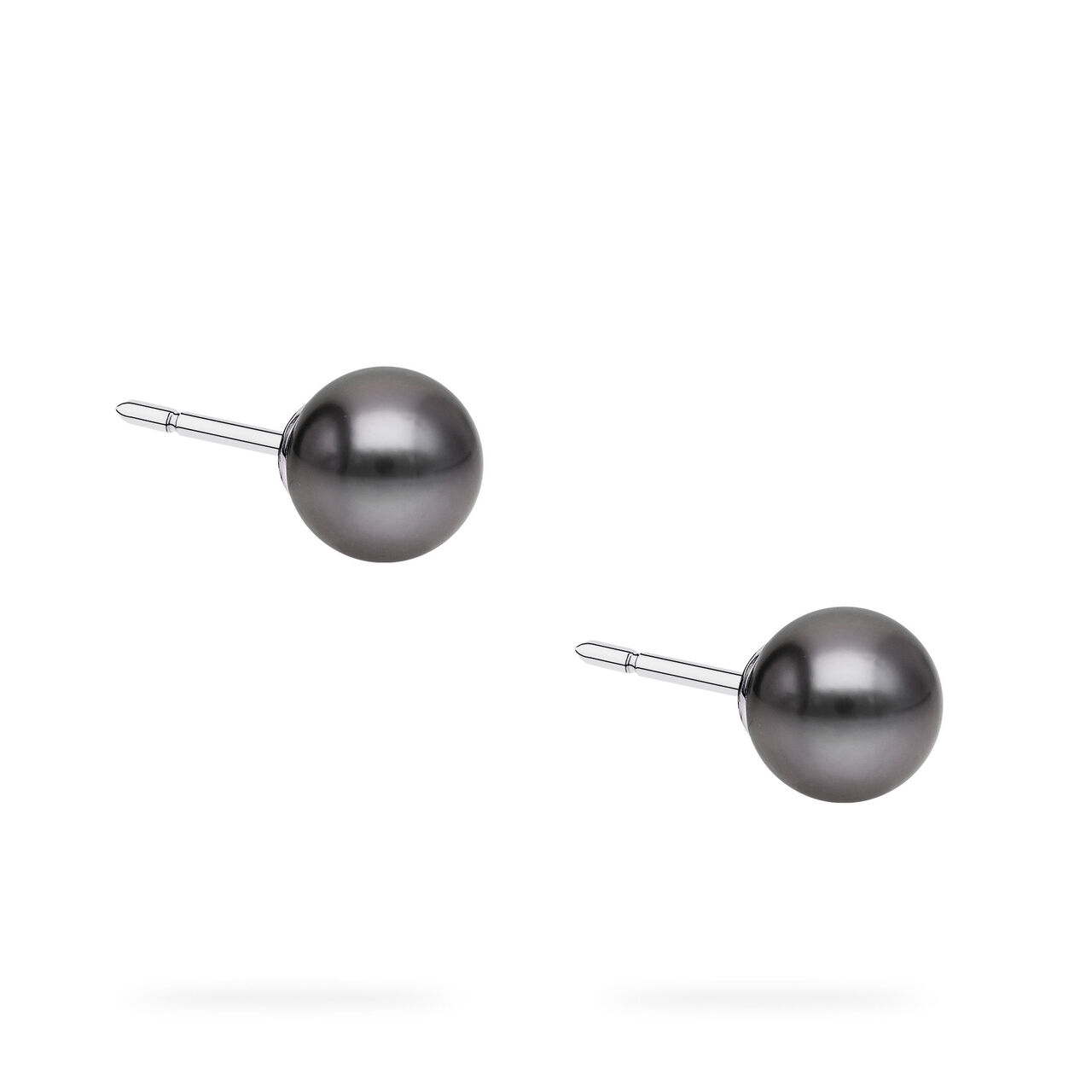 Birks Pearls Boucles d'oreilles en perles de Tahiti de 8,5 &agrave; 9 mm, en or blanc image number 3