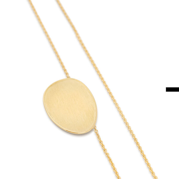 Lunaria Small Yellow Gold Pendant