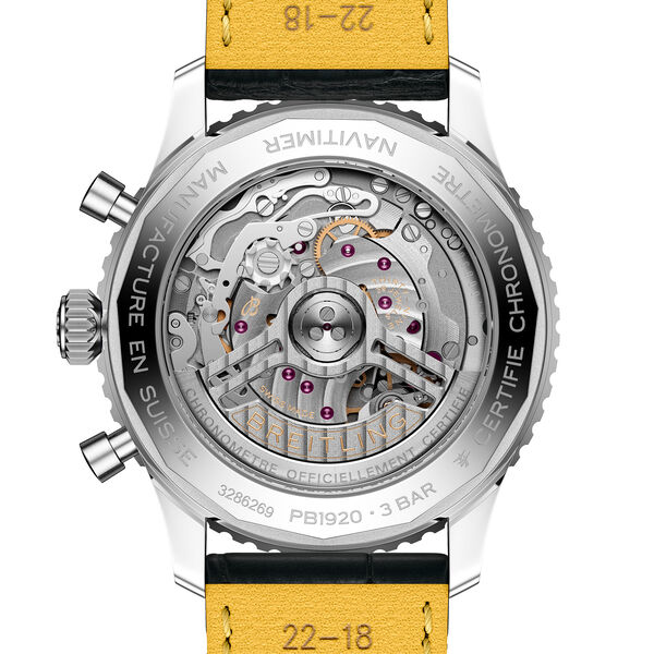 Navitimer Automatic Perpetual Calendar B19 43 mm Stainless Steel and Platium