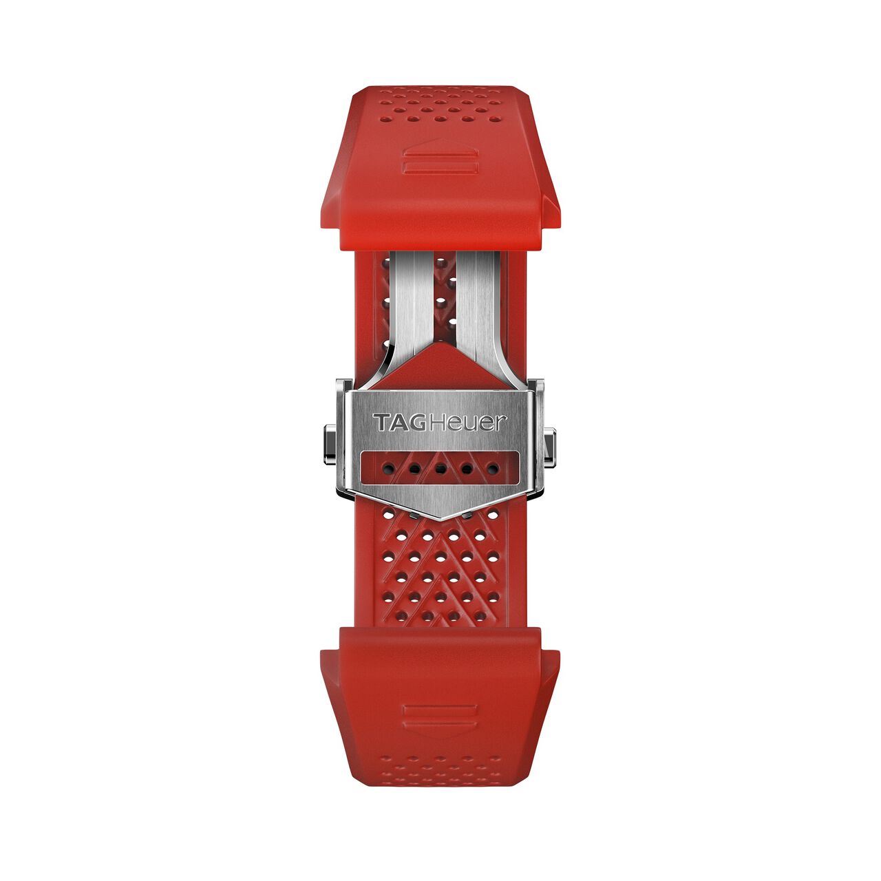 TAG Heuer Connected Calibre E4 Red Rubber Strap 45 mm BT6264 Front image number 0