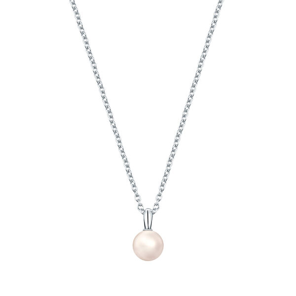 4.5-5MM Pink Freshwater Pearl Pendant for Kids