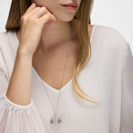 Birks Muse Silver Pendant XL image number 1