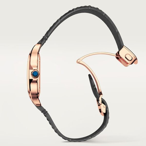Santos de Cartier Medium Automatic 35 mm Rose Gold and Diamond