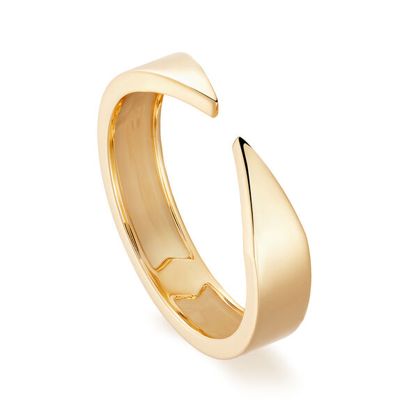 Bague ouverte en or jaune