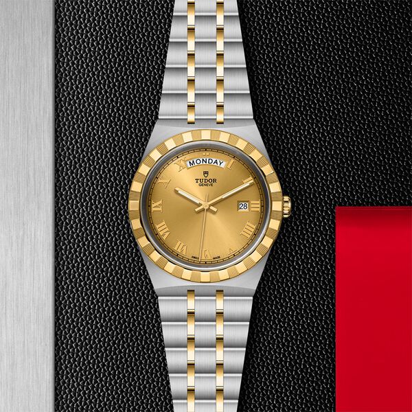 Royal Automatic Day-Date 41 mm Yellow Gold and Stainless Steel