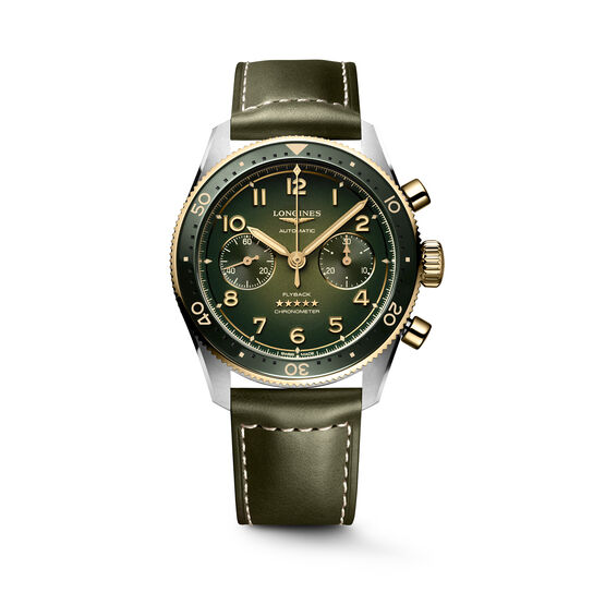 longines spirit flyback automatic chronograph 42 mm stainless steel and yellow gold L3.821.5.53.2 image number 0