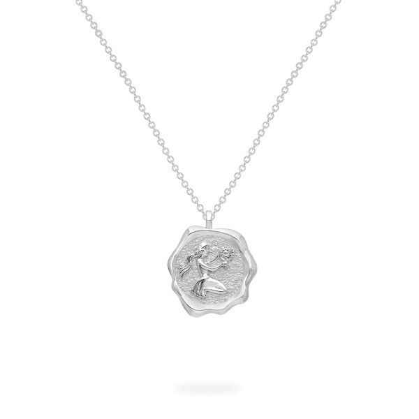 Zodiac Virgo Pendant in Sterling Silver