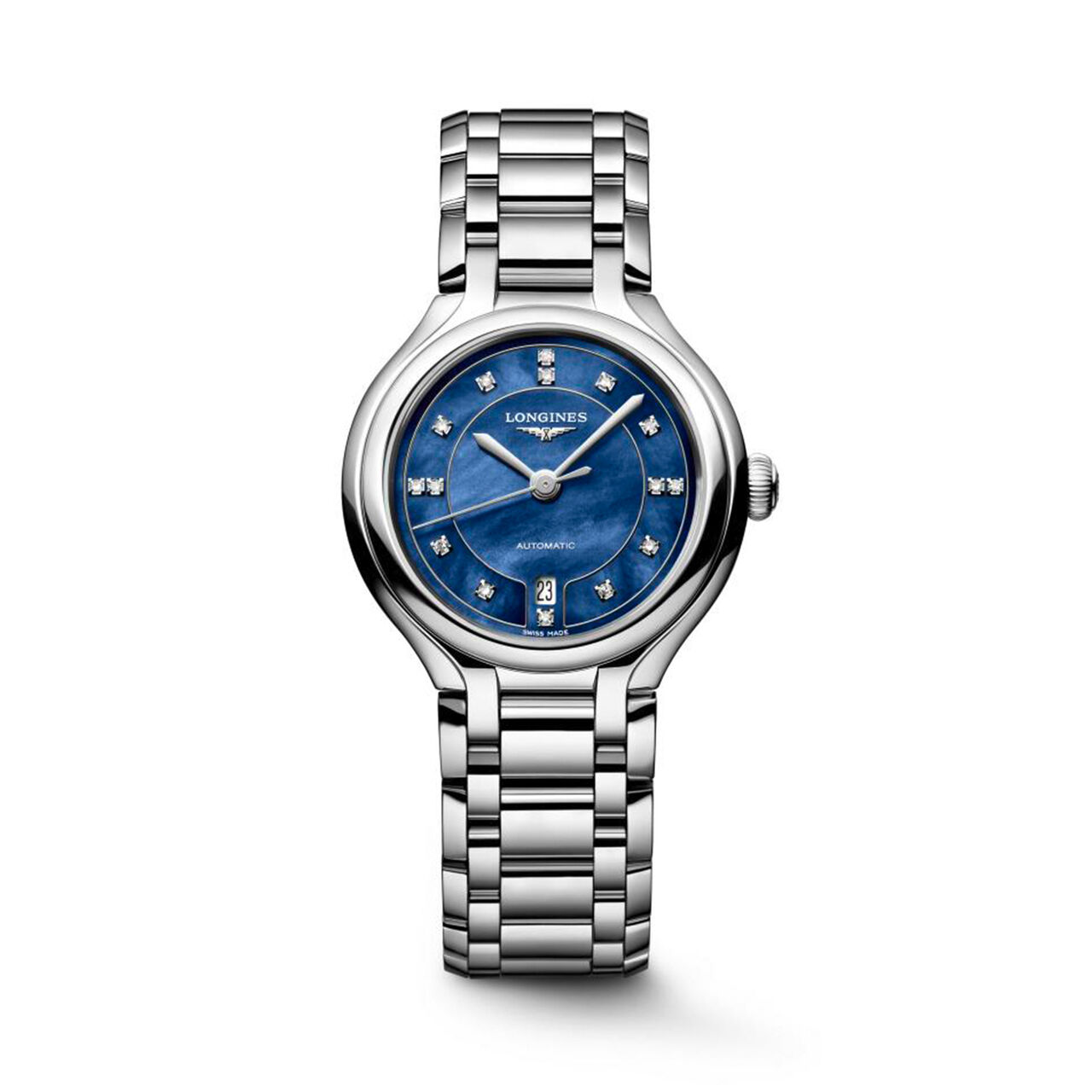 Longines PrimaLuna Quartz 30 mm Stainless Steel and Diamond L8.123.4.97.6 image number 0