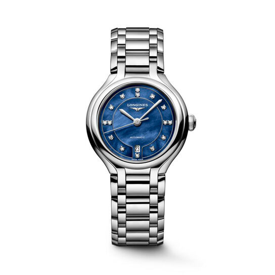 Longines PrimaLuna Quartz 30 mm Stainless Steel and Diamond L8.123.4.97.6 image number 0