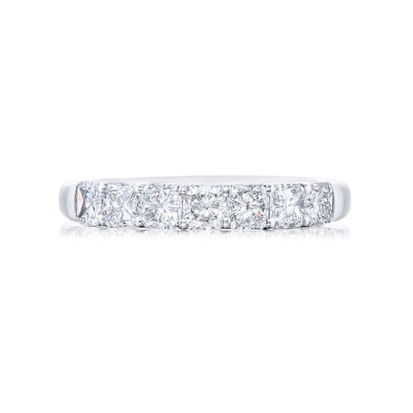 Radiant-Cut Diamond Wedding Band