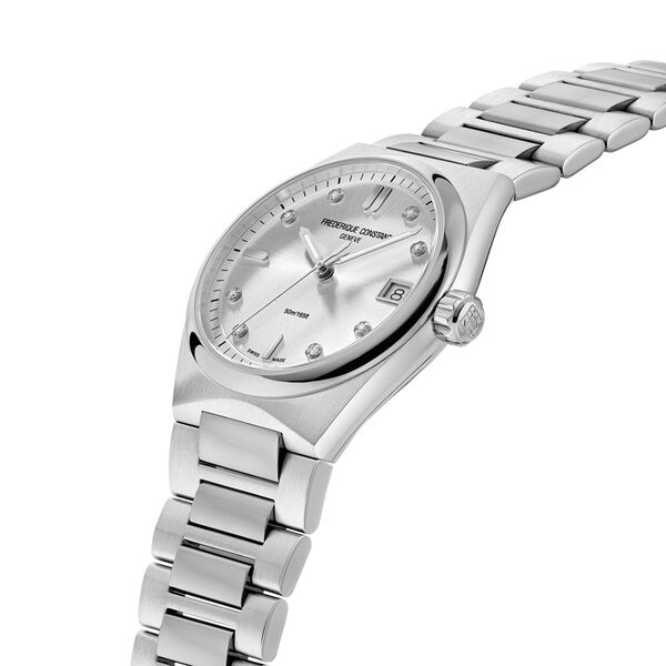 Highlife 31 mm quartz en acier inoxydable et diamants