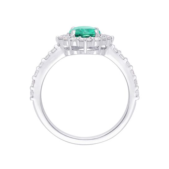 maison birks salon oval emerald diamond halo sg12185r 8x6 em standing front image number 1