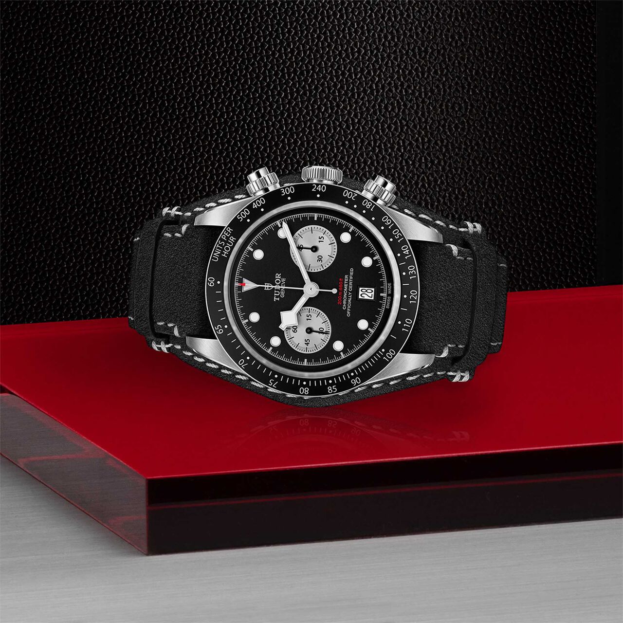  Black Dial with Silver Counters image number 3