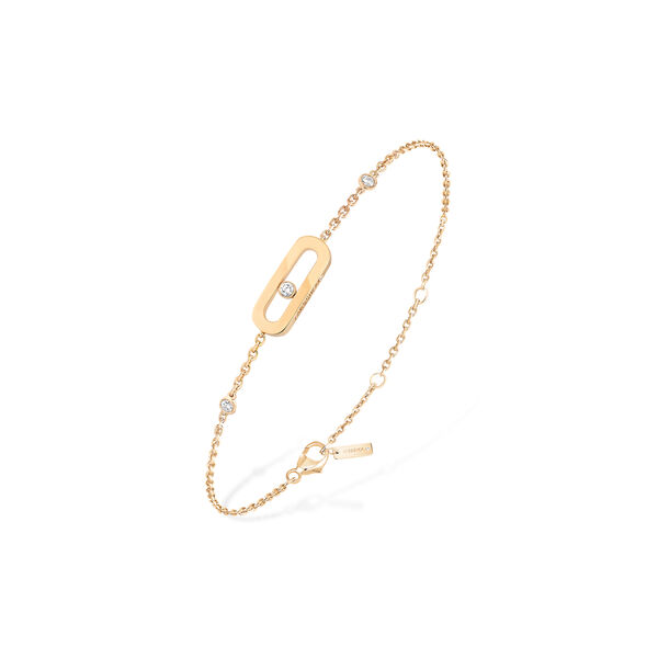 Move Uno Yellow Gold and Diamond Bracelet