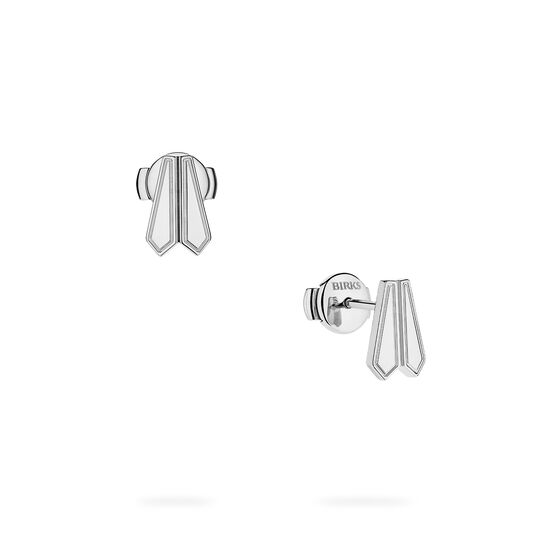 Birks Beekeeper Sterling Silver Stud Earrings image number 0