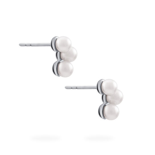 bijoux birks essentials freshwater pearl stud earrings image number 2
