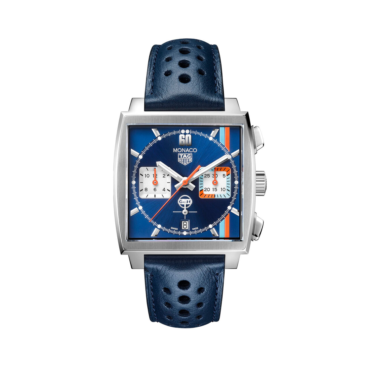 TAG Heuer Monaco X Gulf Automatic Chronograph 39 mm Stainless Steel  image number 0