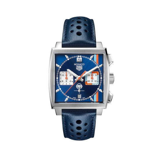 TAG Heuer Monaco X Gulf Automatic Chronograph 39 mm Stainless Steel  image number 0