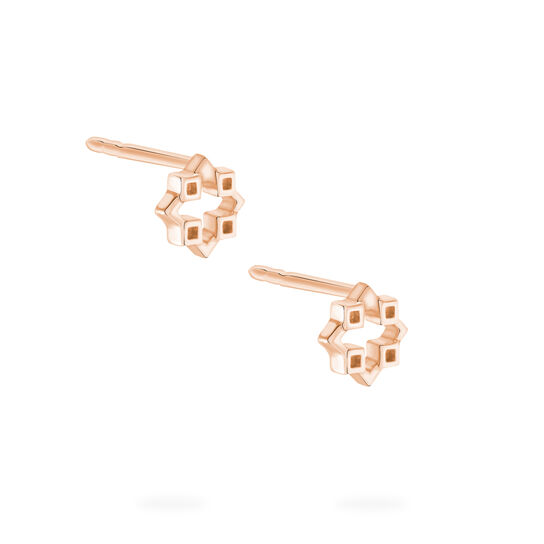 bijoux birks iconic rose gold muse earrings image number 2