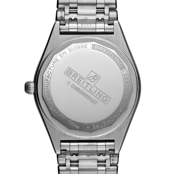Chronomat 32 mm SuperQuartz™ en acier inoxydable et diamants
