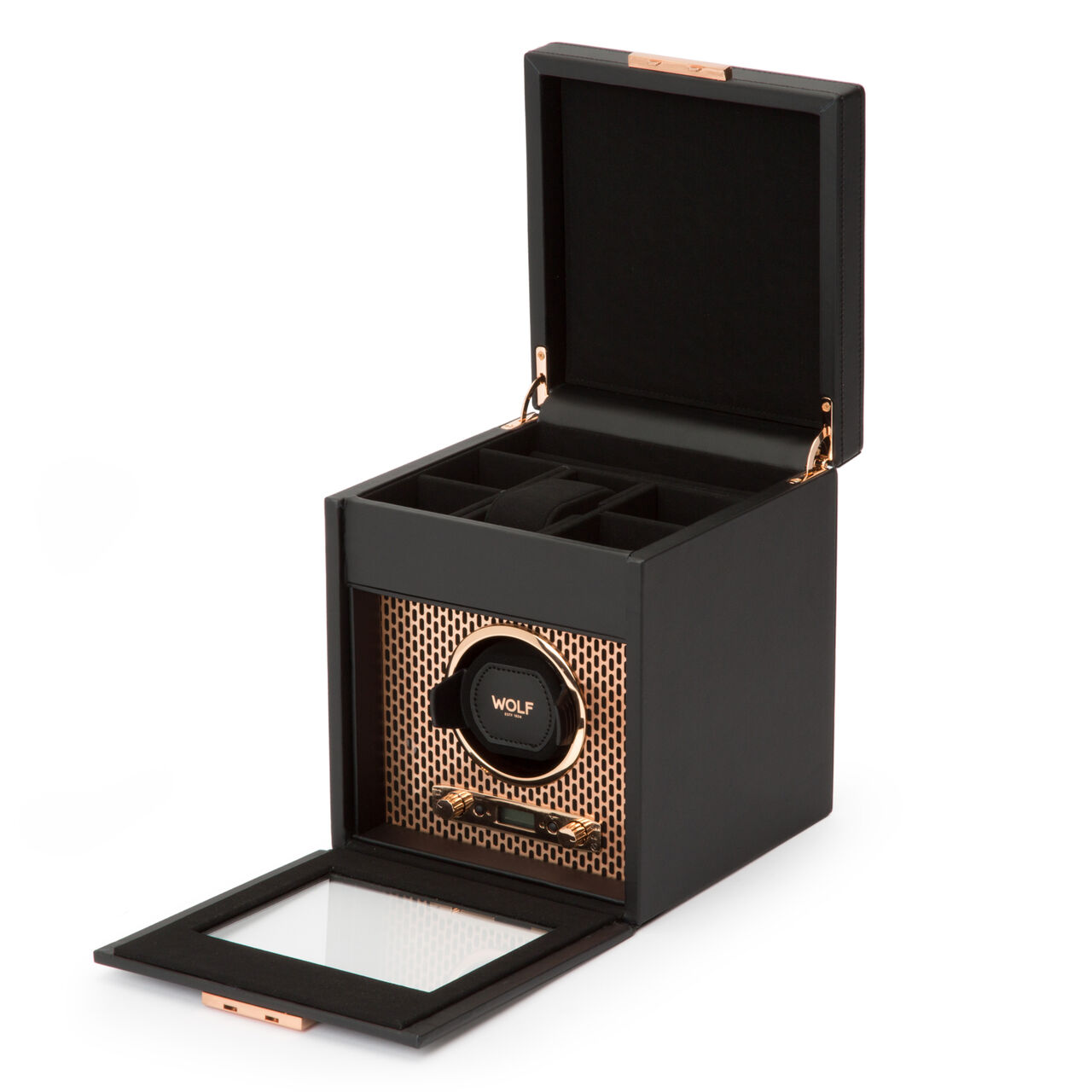 Axis Copper 1 Piece Watch Winder with Storage image number 1