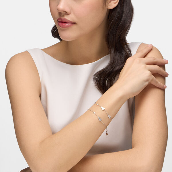 Bracelet en argent sterling et diamant
