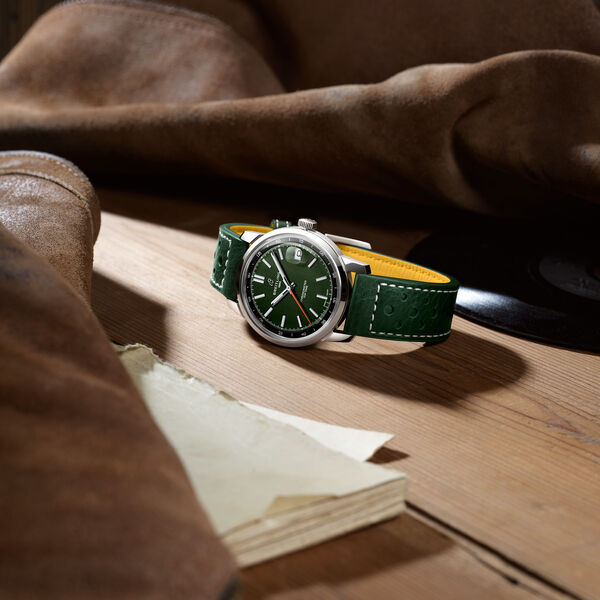 Top Time 38 mm automatique en acier inoxydable