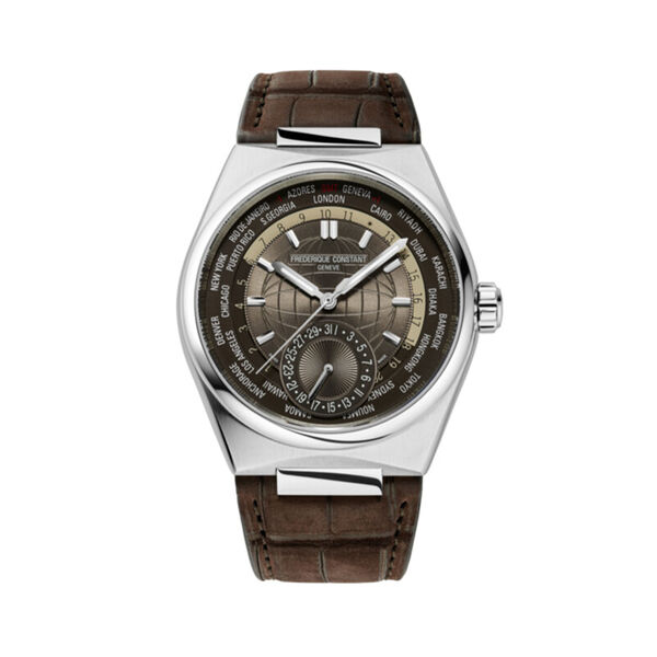 Highlife Manufacture 41 mm World Timer en acier inoxydable