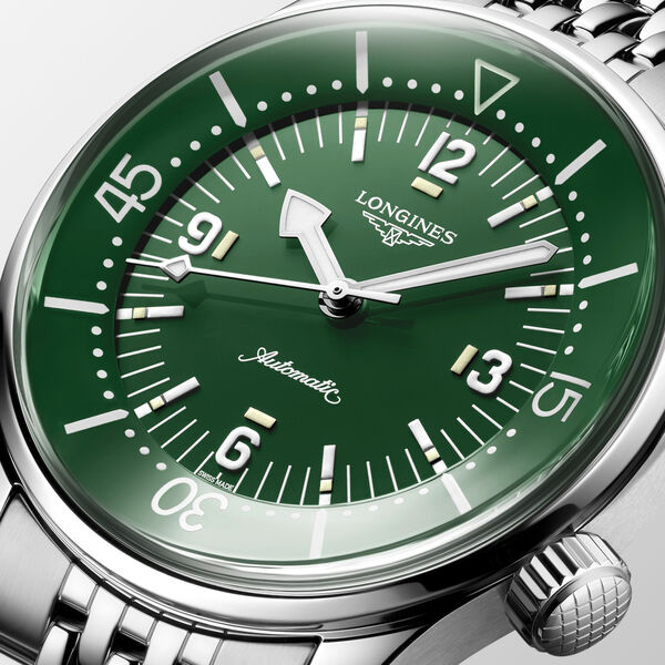 Legend Diver 39 mm automatique en acier inoxydable