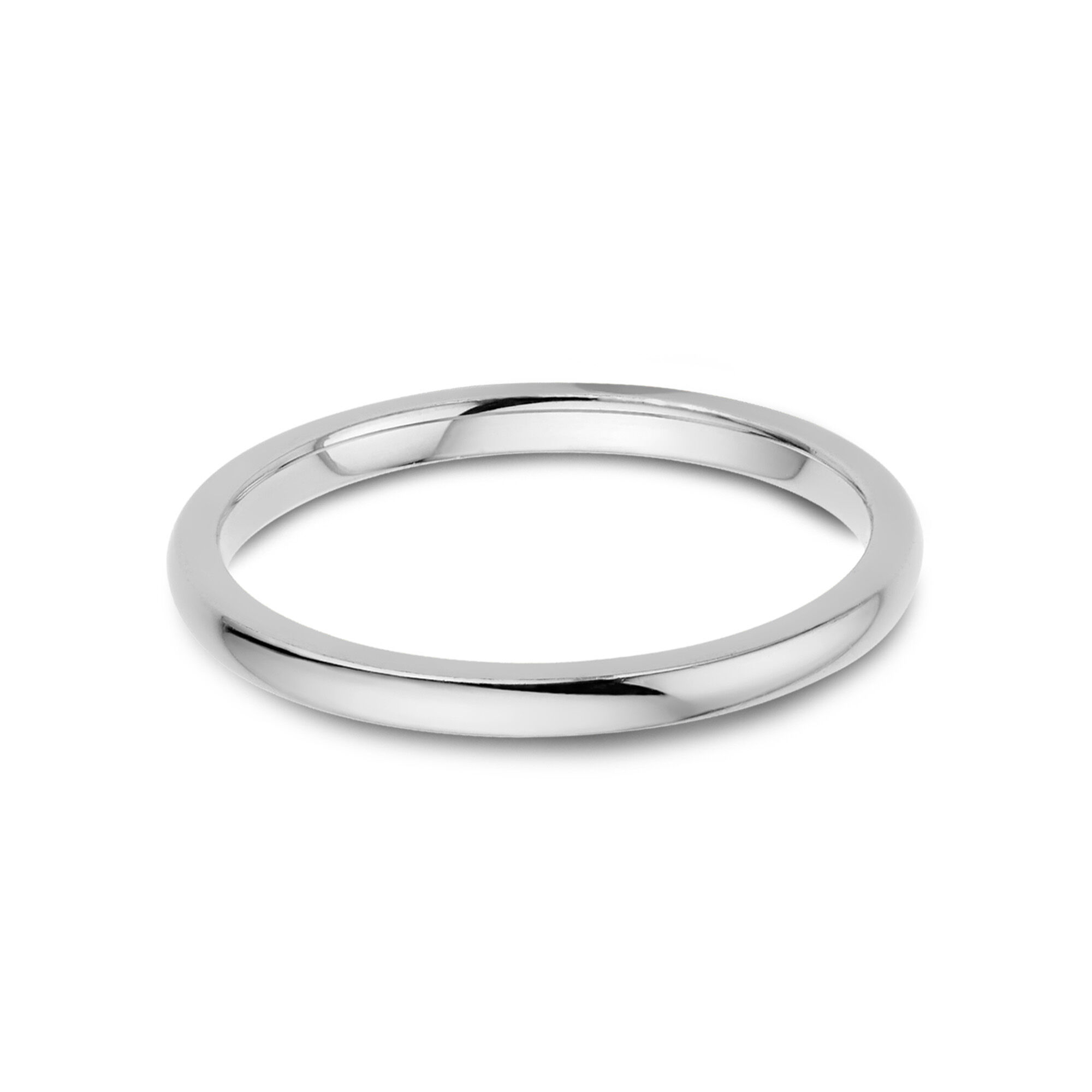 Wedding Band in Platinum or White Gold Birks