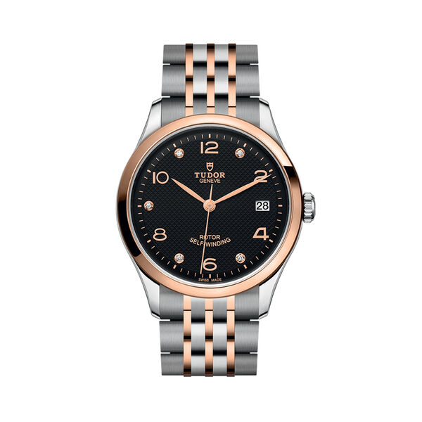 1926 36 mm automatique en or rose, acier inoxydable et diamants