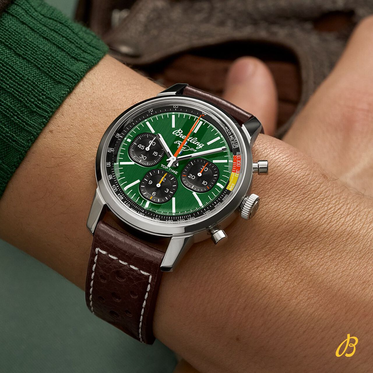 Breitling TopTime BO1 Ford Mustang Automatic Chronogra AB01762A1L1X1 Front Lifestyle 1 image number 2
