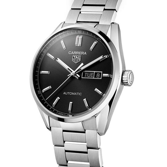 tag heuer carrera automatic day date steel 41 mm wbn2010.ba0640 side image number 1