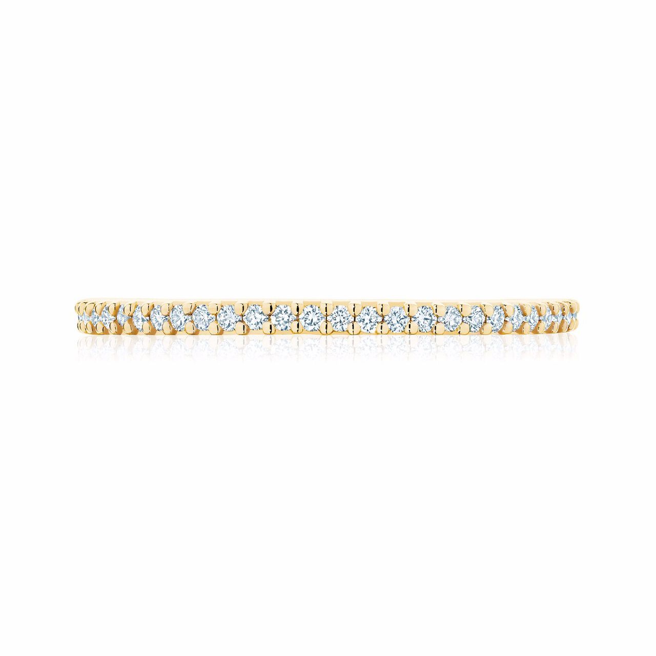 bijoux birks iconic stackable yellow gold and diamond rosee du matin ring 5 image number 0