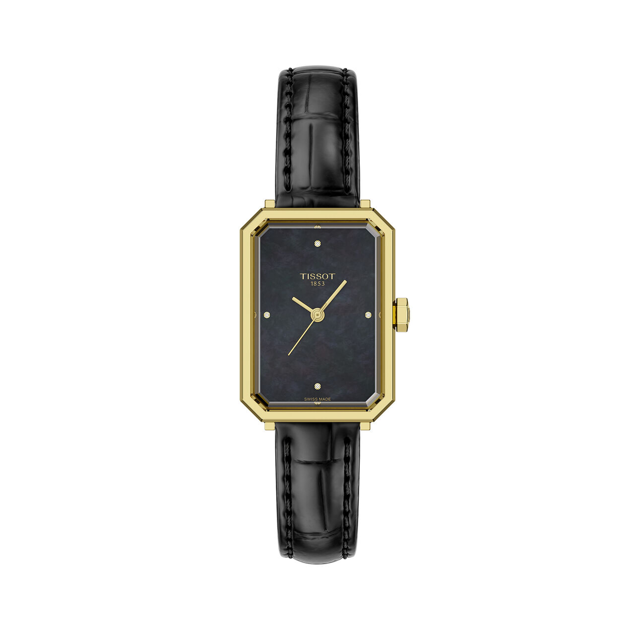 Tissot SRV Quartz 30 mm PVD Stainless Steel and Diamond image number 0