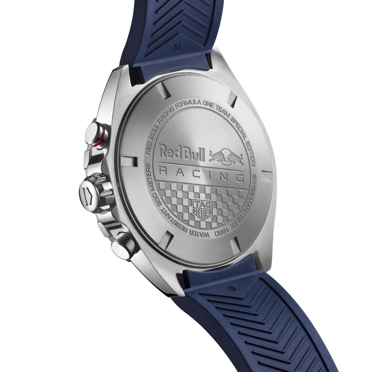TAG Heuer Formula 1 Red Bull Racing Quartz Chronograph 43 mm Stainless Steel Back image number 2