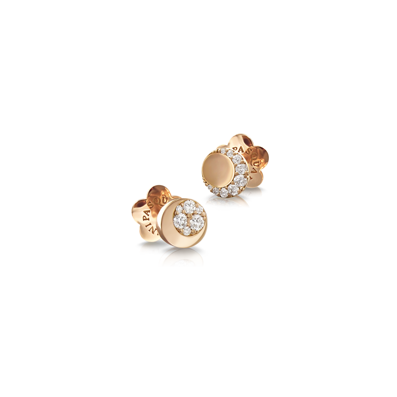 Pasquale Bruni Luce Rose Gold and Diamond Stud Earrings 16173R image number 0