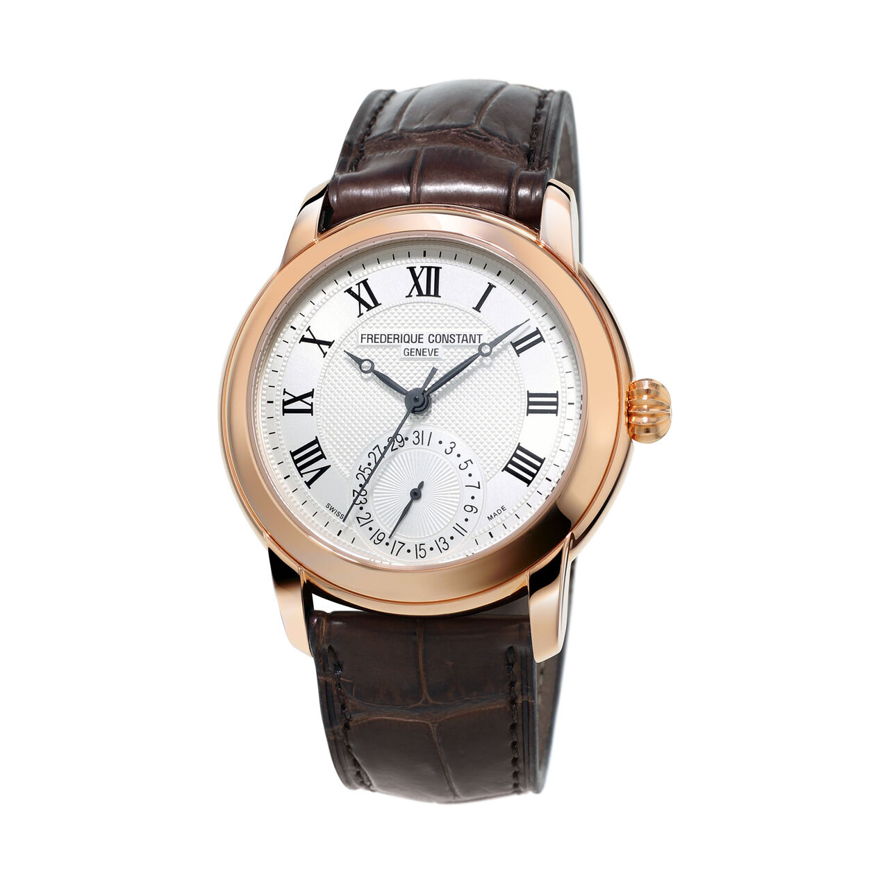 frederique constant classics manufacture automatic rose gold plated steel 42mm fc 710mc4h4 image number 0