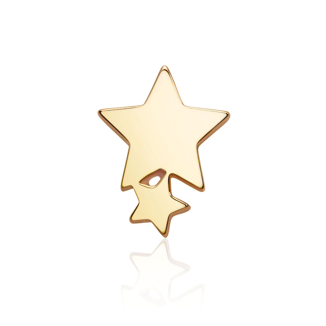 bijoux birks essentials yellow gold single shooting star earring image number 0