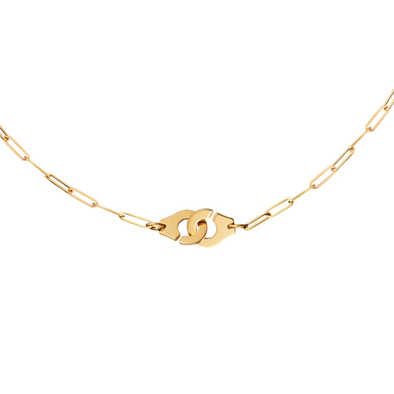 maison birks dinh van paris menottes dinh van r10 yellow gold necklace image number 0