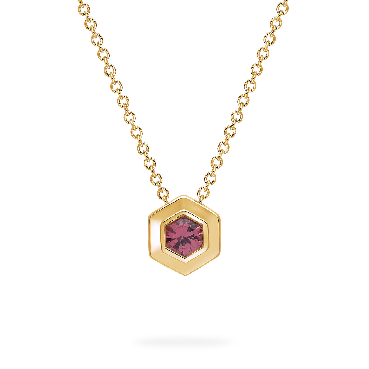 Birks Bee Chic Yellow Gold Birthstone Pendant, Ruby image number 0
