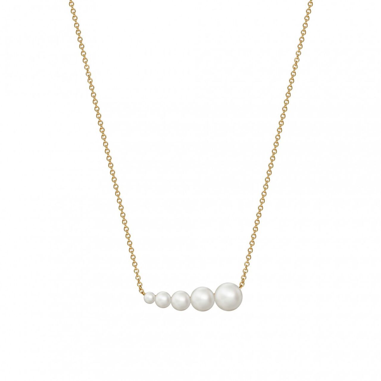 bijoux birks gold pearl collier a barre horizontale de perles d eau douce image number 0