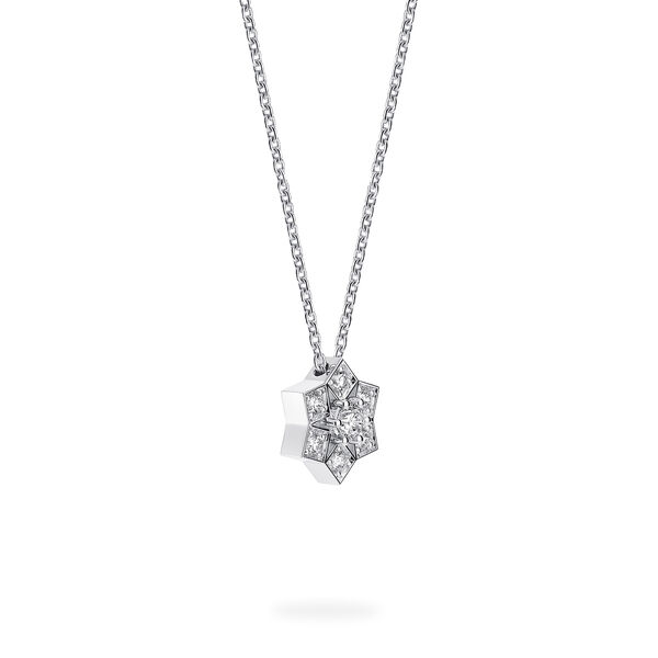 White Gold Pendant, Medium
