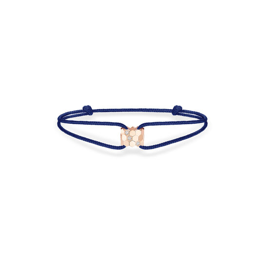 Chaumet Bee My Love Rose Gold and Diamond Cord Bracelets image number 0