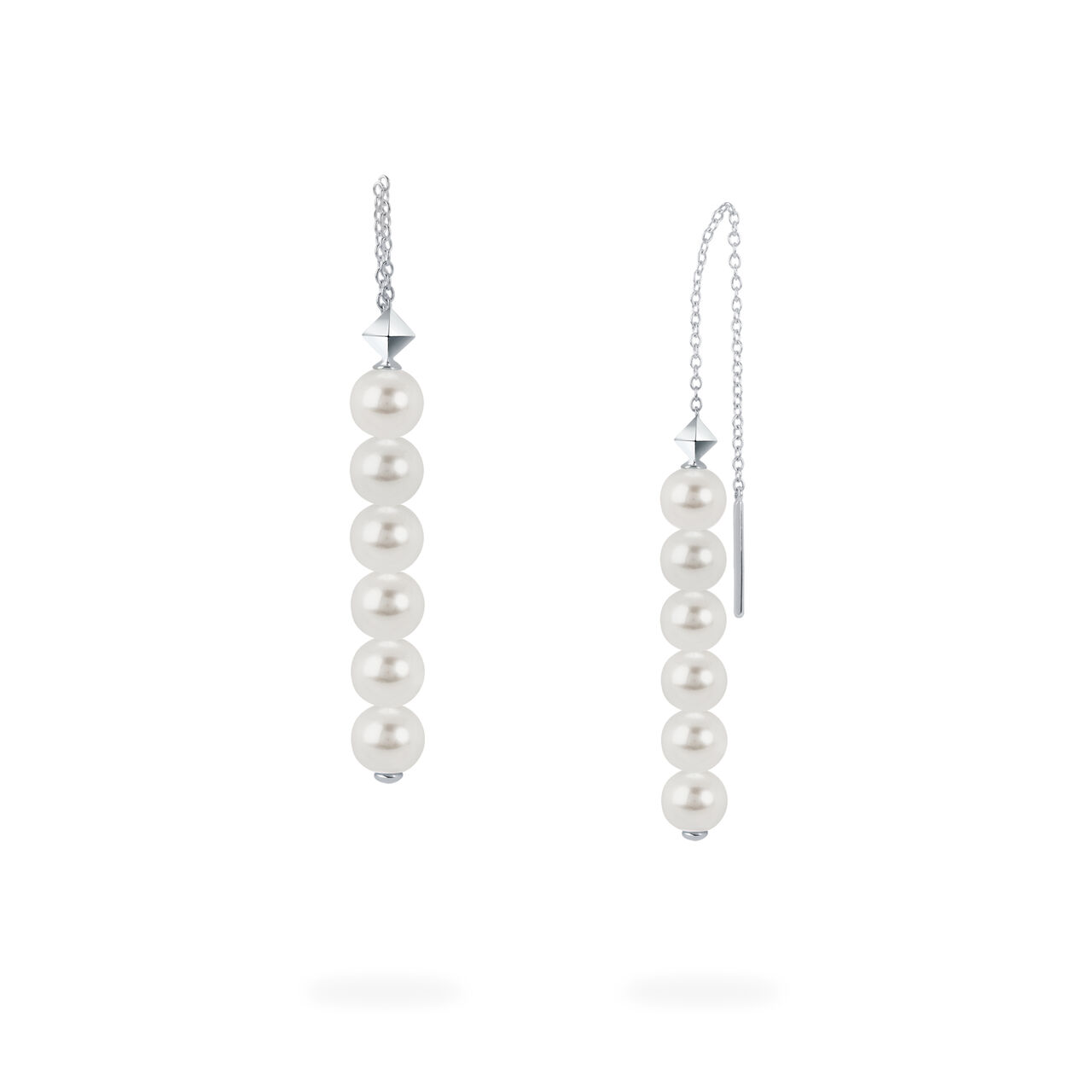 bijoux birks rock pearl freshwater pearl chain earrings image number 0