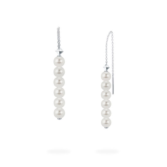 Birks Rock & Pearl Boucles d’oreilles argent et perles image number 0