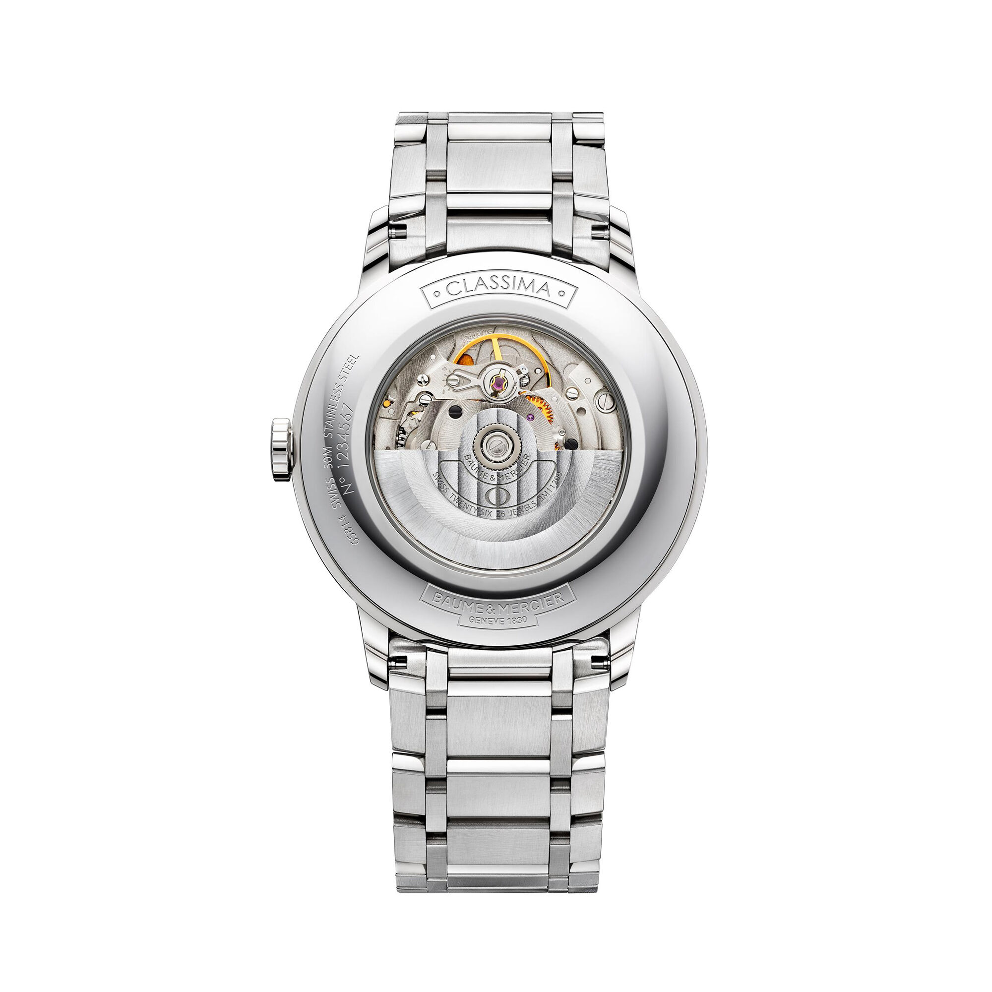 Baume Mercier Men s Watch Classima Automatic Stainless Steel