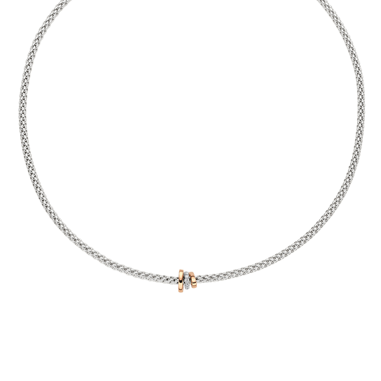 Fope Prima White Gold Necklace 744C BBR_B Front image number 0